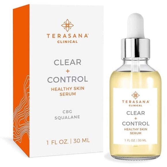 Terasana Clinical Clear + Control Healthy Skin Face Serum 1 fl oz/ 30 ml - Picture 1 of 6